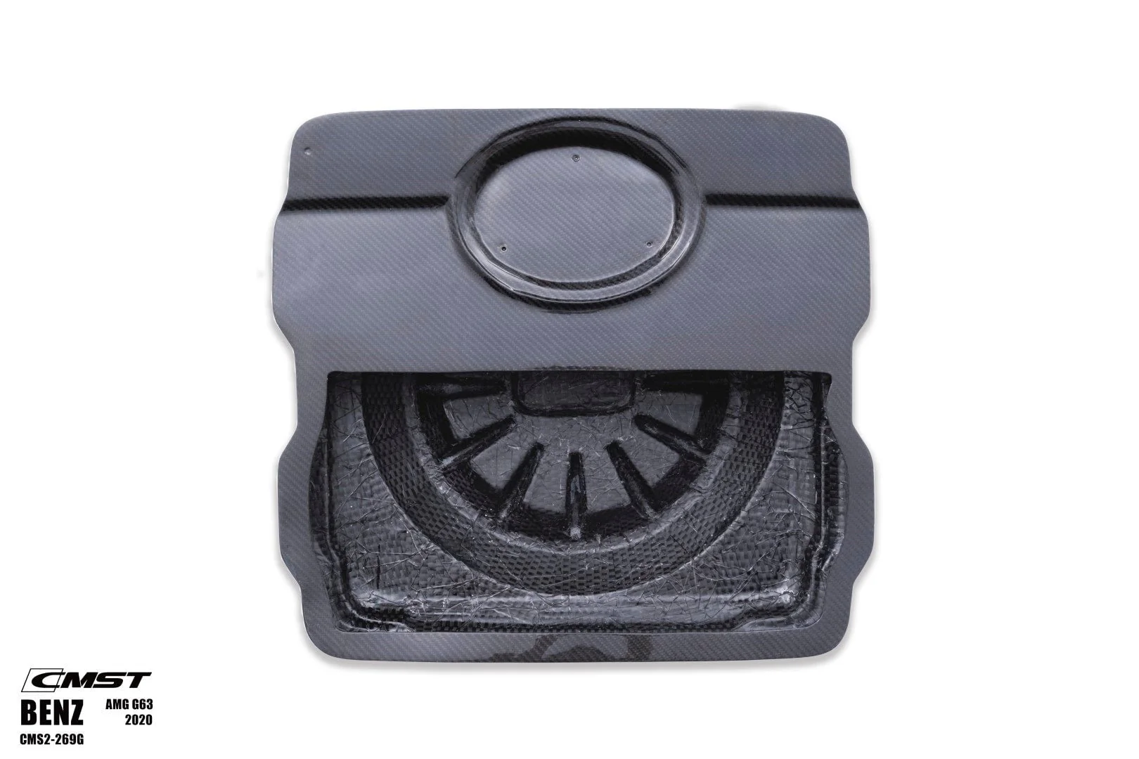 CMST Tuning Pre-preg Carbon Fiber Spare Tire Delete for Mercedes Benz G63 / G550 / G500 W464 - Image 10