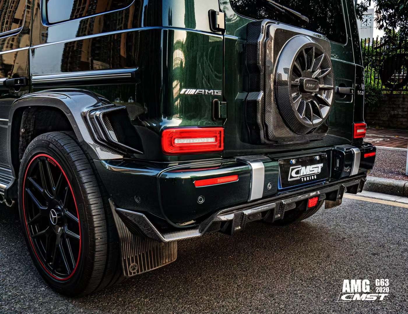 CMST Tuning Pre-preg Carbon Fiber Spare Tire Delete for Mercedes Benz G63 / G550 / G500 W464 - Image 13
