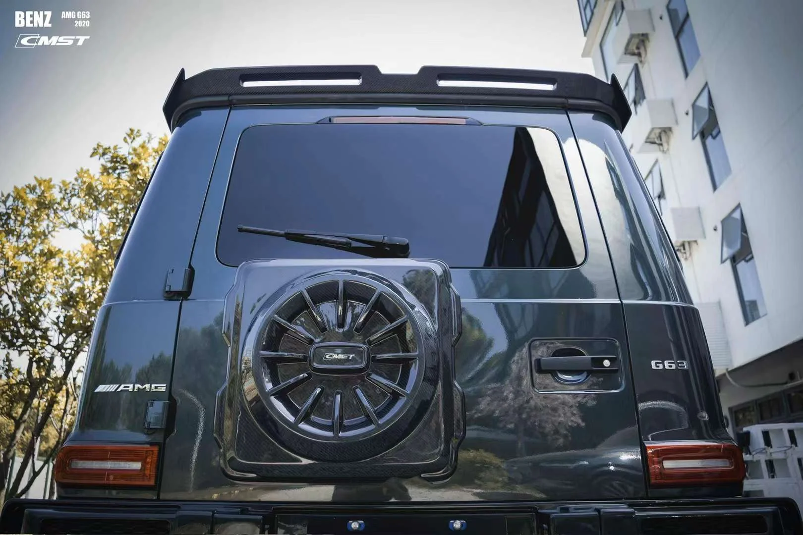 CMST Tuning Pre-preg Carbon Fiber Spare Tire Delete for Mercedes Benz G63 / G550 / G500 W464 - Image 14
