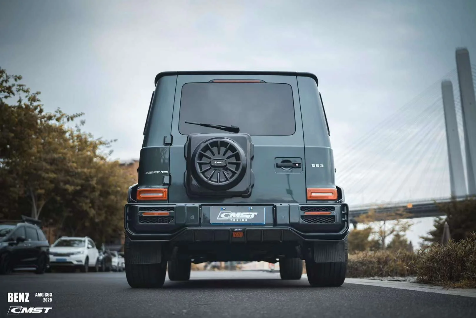 CMST Tuning Pre-preg Carbon Fiber Spare Tire Delete for Mercedes Benz G63 / G550 / G500 W464 - Image 15