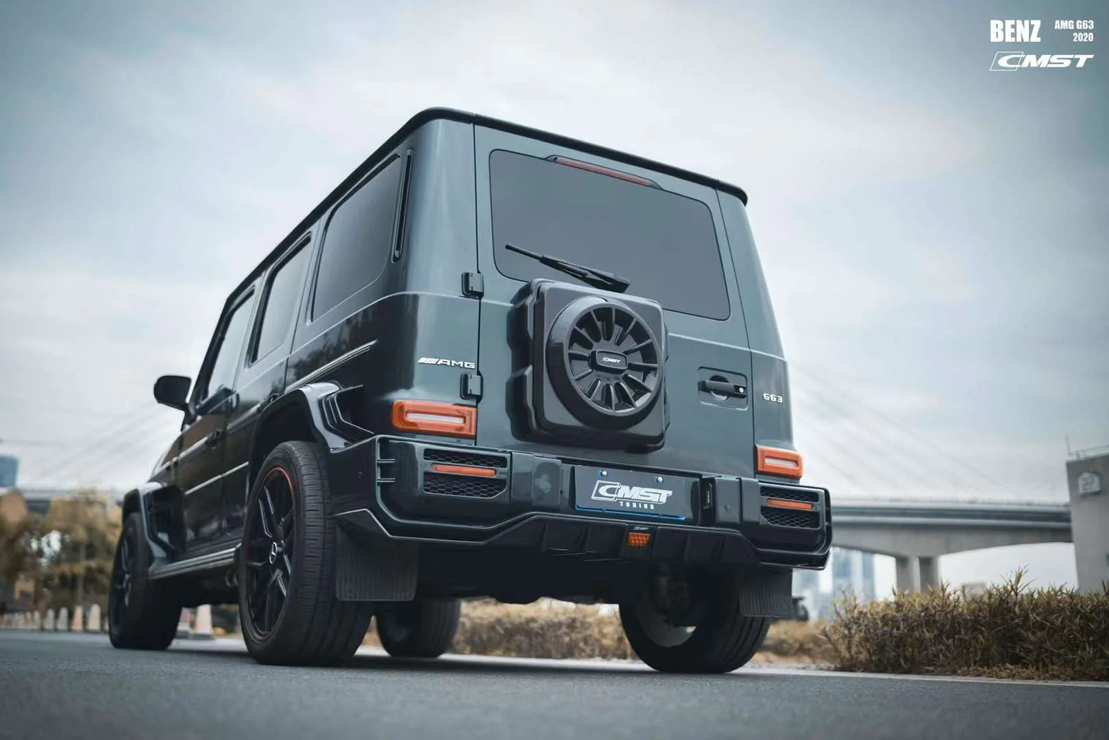 CMST Tuning Pre-preg Carbon Fiber Spare Tire Delete for Mercedes Benz G63 / G550 / G500 W464 - Image 16