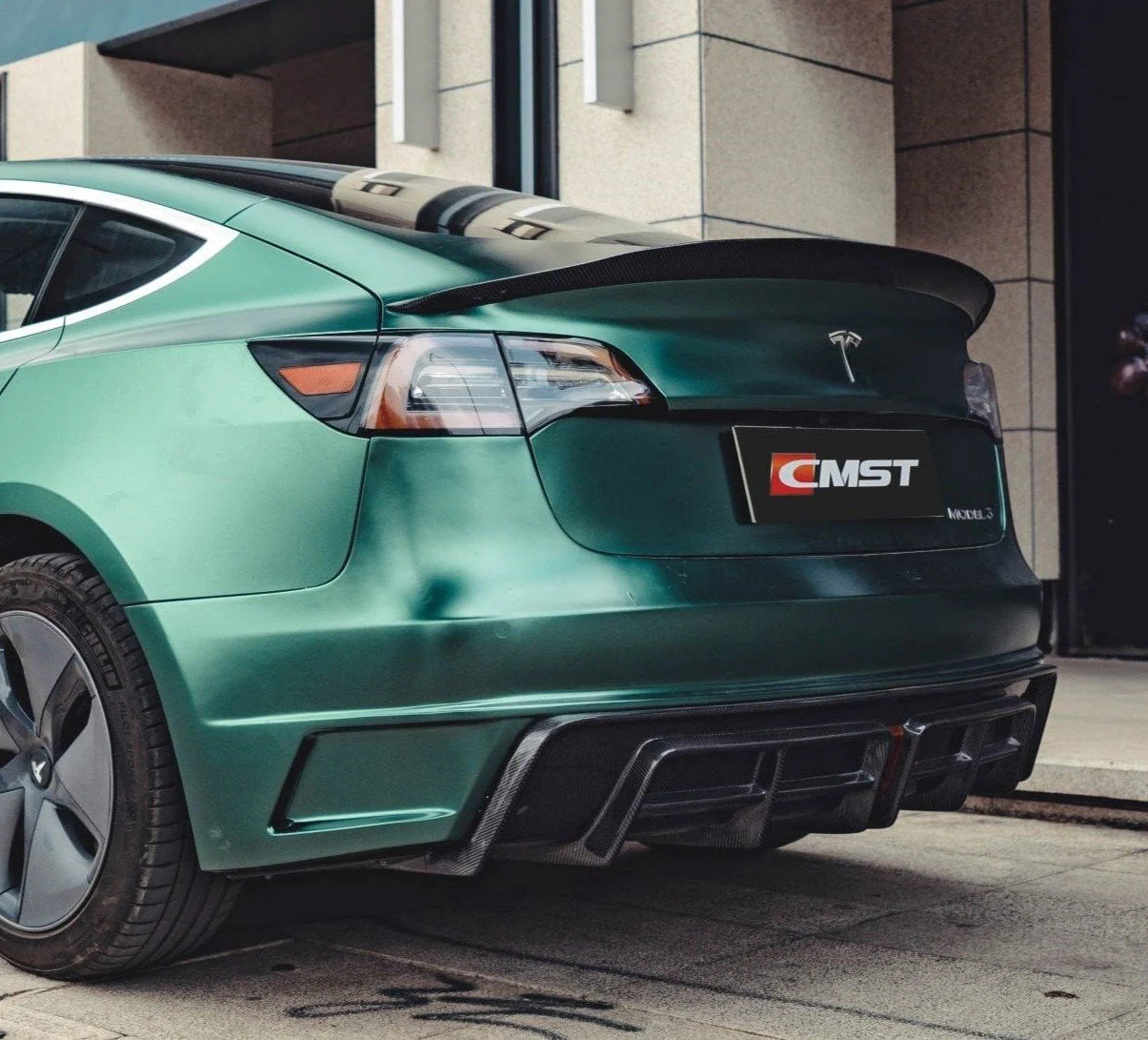 CMST Tuning Rear Bumper & Rear Diffuser for Tesla Model 3 - Image 2