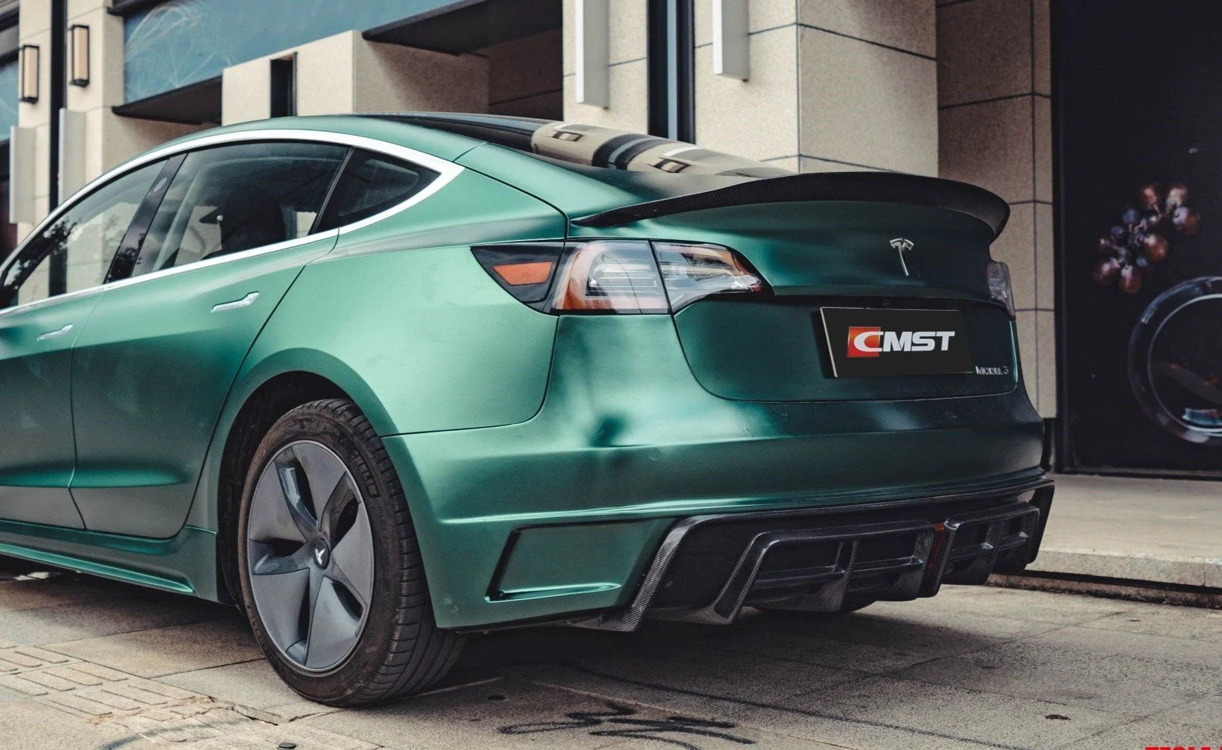 CMST Tuning Rear Bumper & Rear Diffuser for Tesla Model 3 - Image 3
