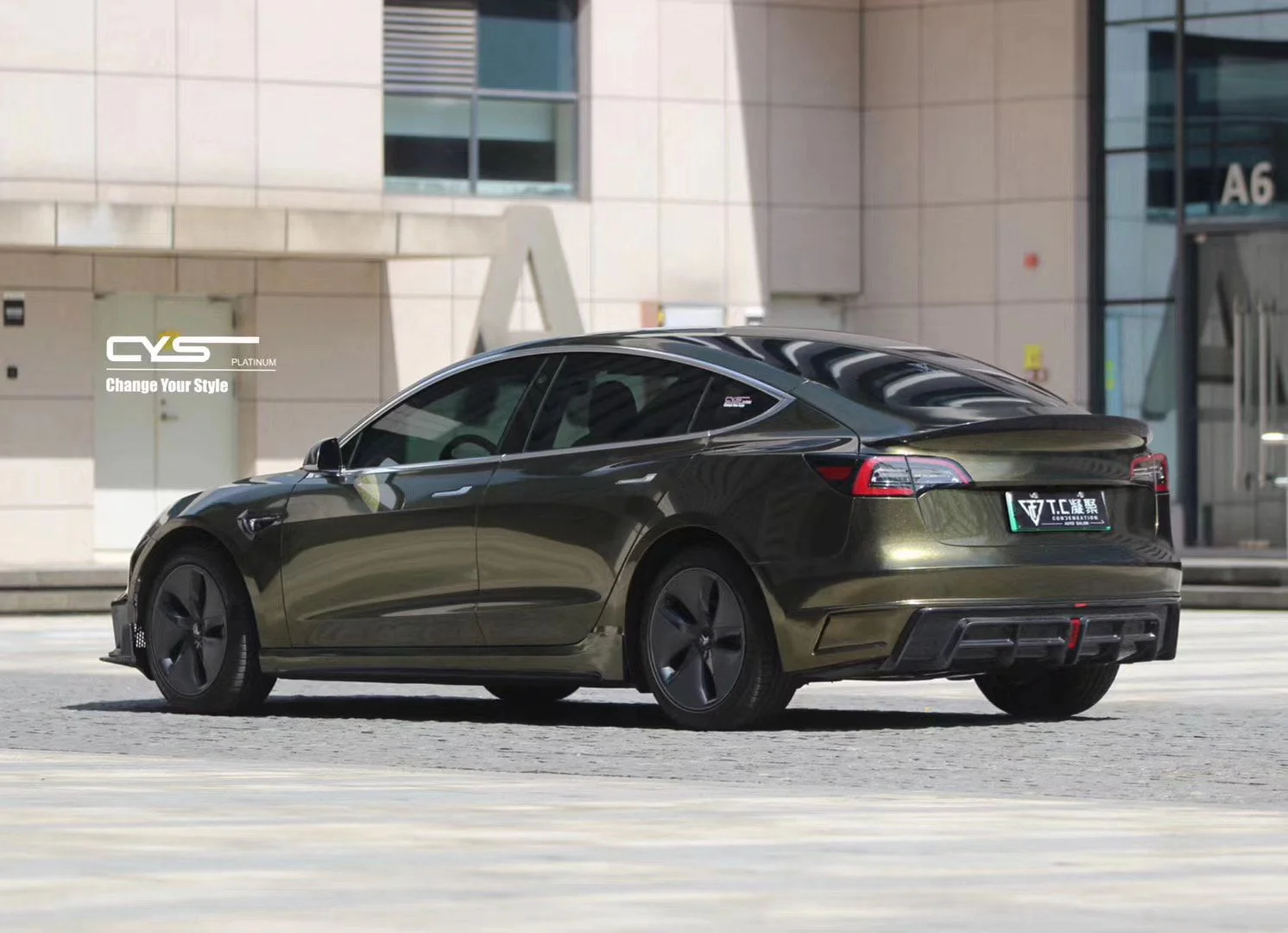 CMST Tuning Rear Bumper & Rear Diffuser for Tesla Model 3 - Image 5