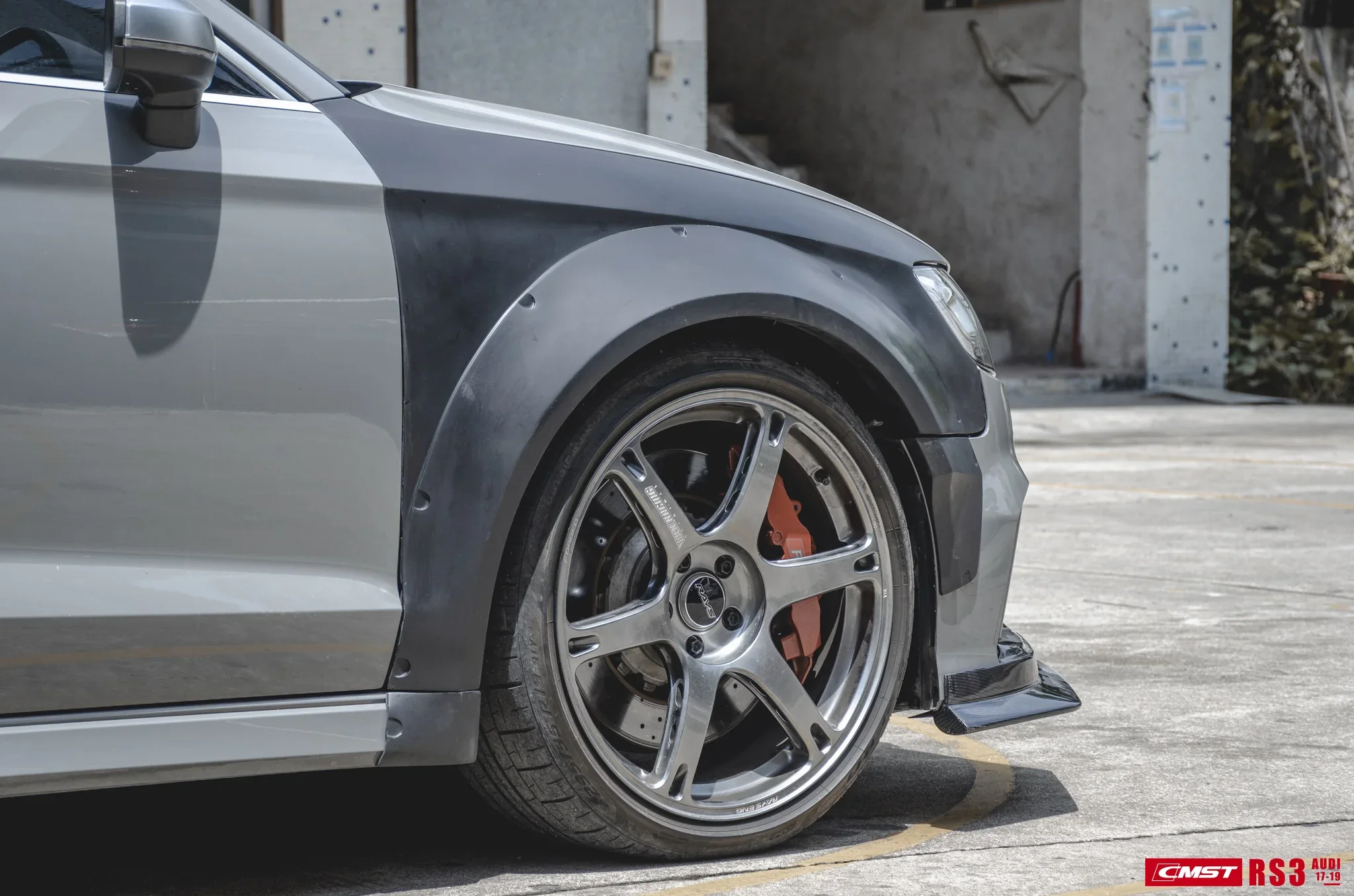 CMST Tuning Carbon Fiber Widebody Fender Arches ( 12 Pcs ) for Audi A3, S3 2014-2020 8V - Image 11