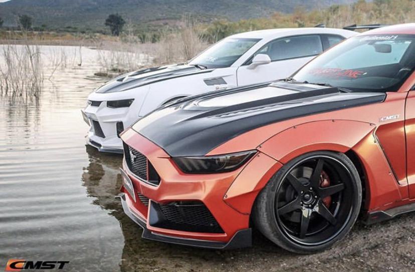 CMST Tuning Widebody Front & Rear Wheel Arches for Ford Mustang S550.1 2015- 2017 - Image 25