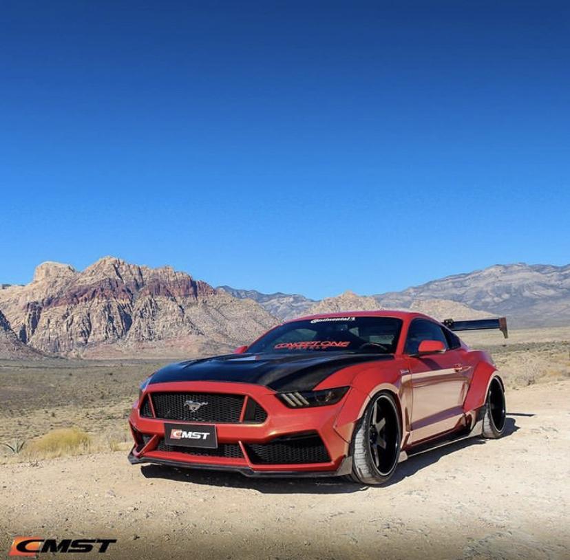 CMST Tuning Widebody Front & Rear Wheel Arches for Ford Mustang S550.1 2015- 2017 - Image 30
