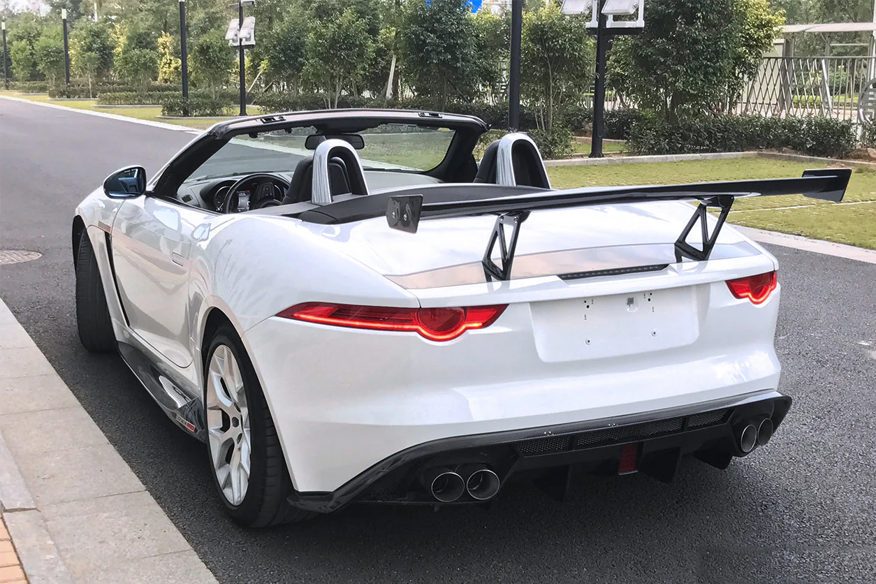 DarwinPRO 2013-2017 Jaguar F-Type Coupe & Convertible IMP Performance Partial Carbon Bodykit + Bonnet - Image 11