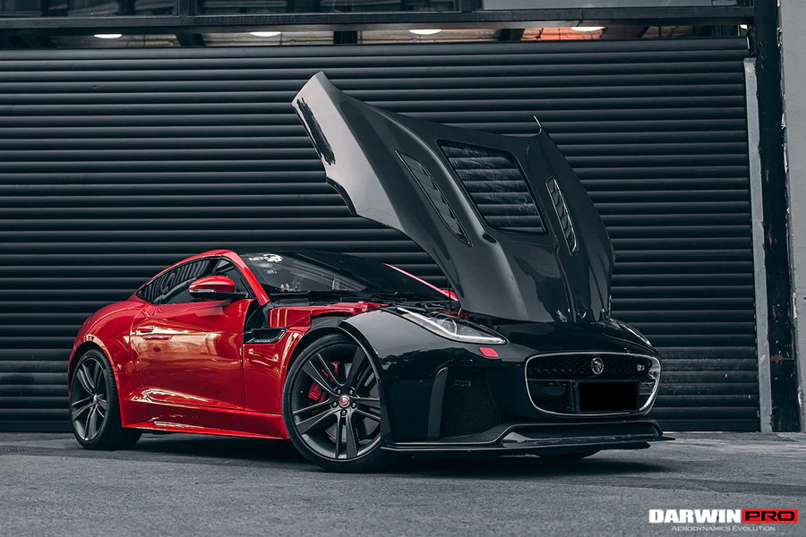 DarwinPRO 2013-2017 Jaguar F-Type Coupe & Convertible IMP Performance Partial Carbon Bodykit + Bonnet - Image 3