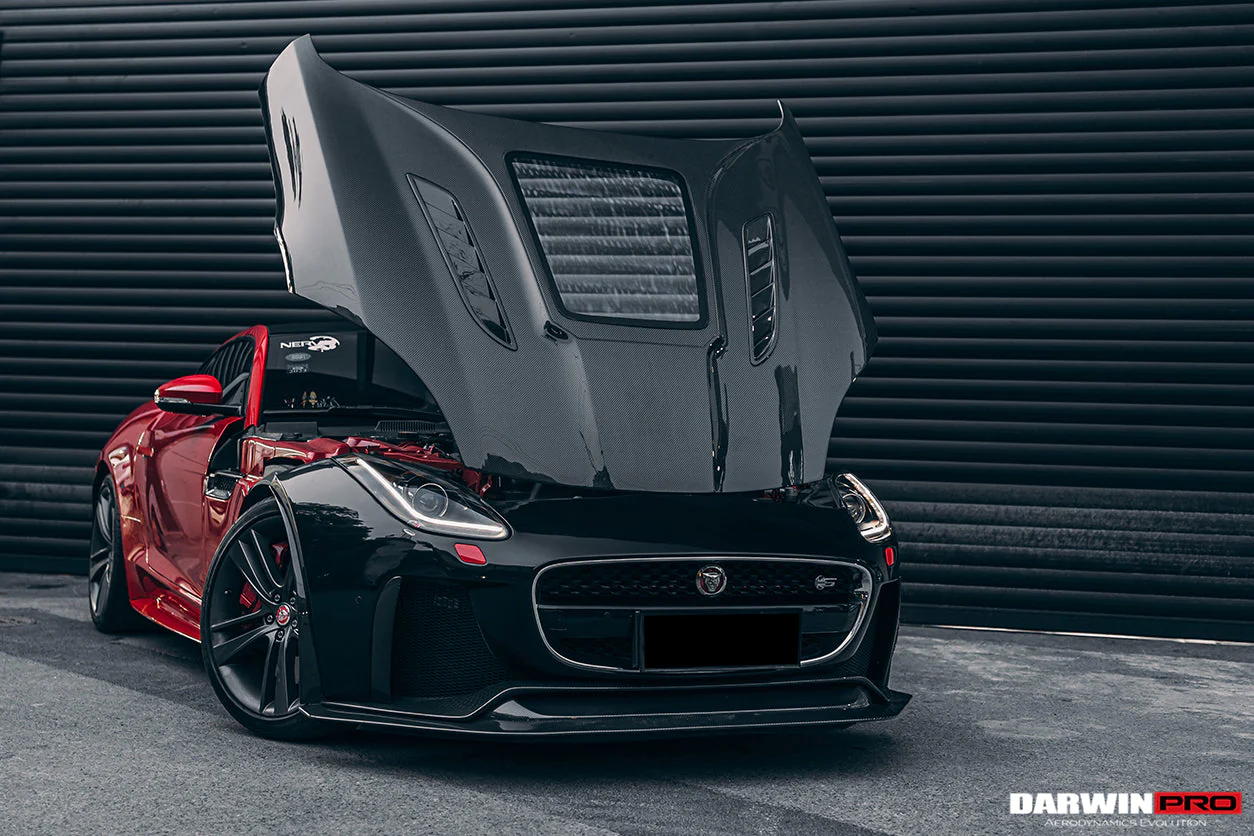 DarwinPRO 2013-2017 Jaguar F-Type Coupe & Convertible IMP Performance Partial Carbon Bodykit + Bonnet - Image 4