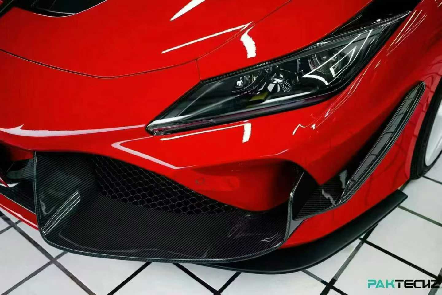 Ferrari F8 Paktechz Full Dry Carbon Aerodynamics kit - Image 53