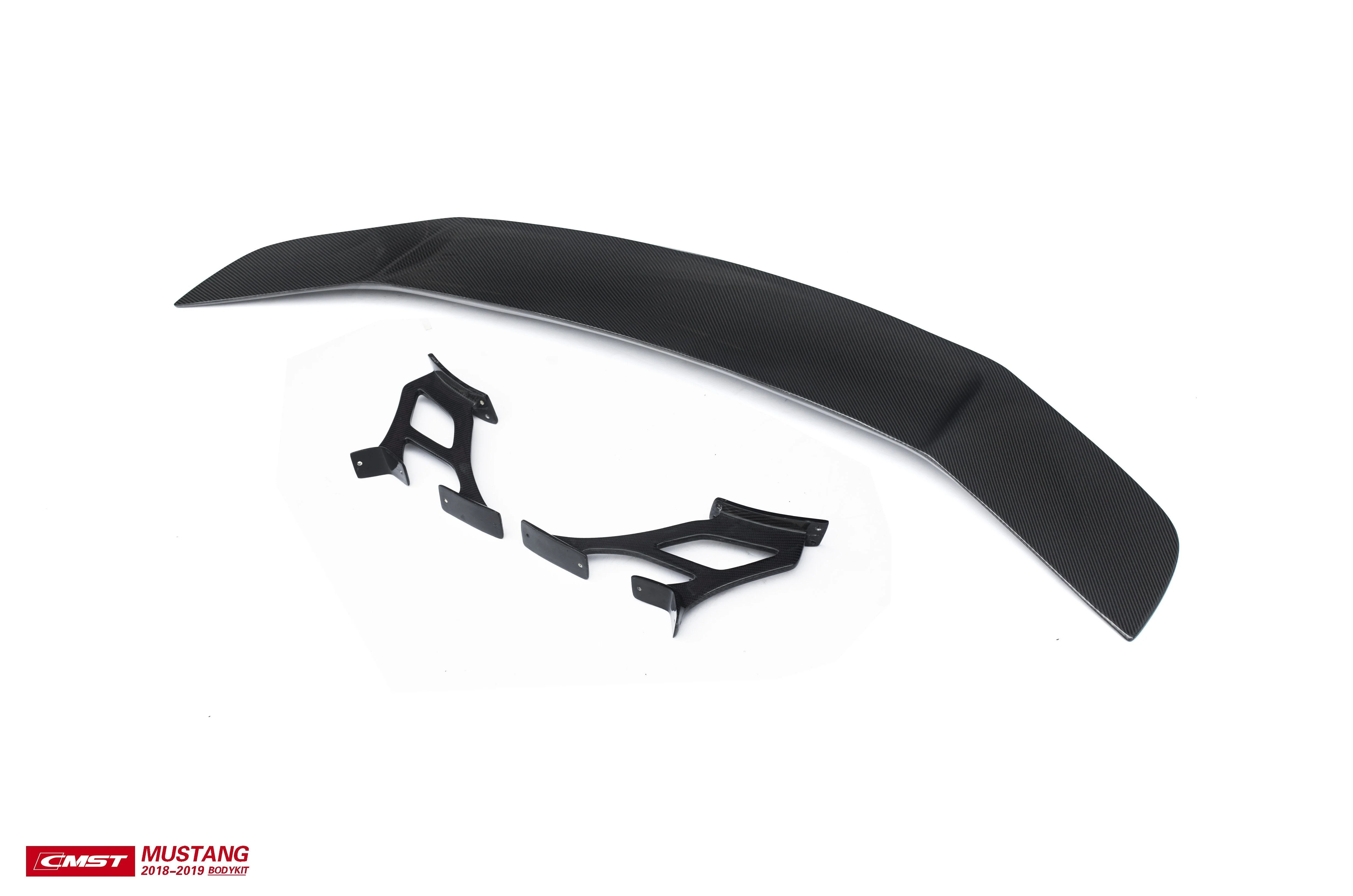 CMST Carbon Fiber Rear Spoiler Wing Ver.4 for Ford Mustang S550 2015-2022 - Image 4