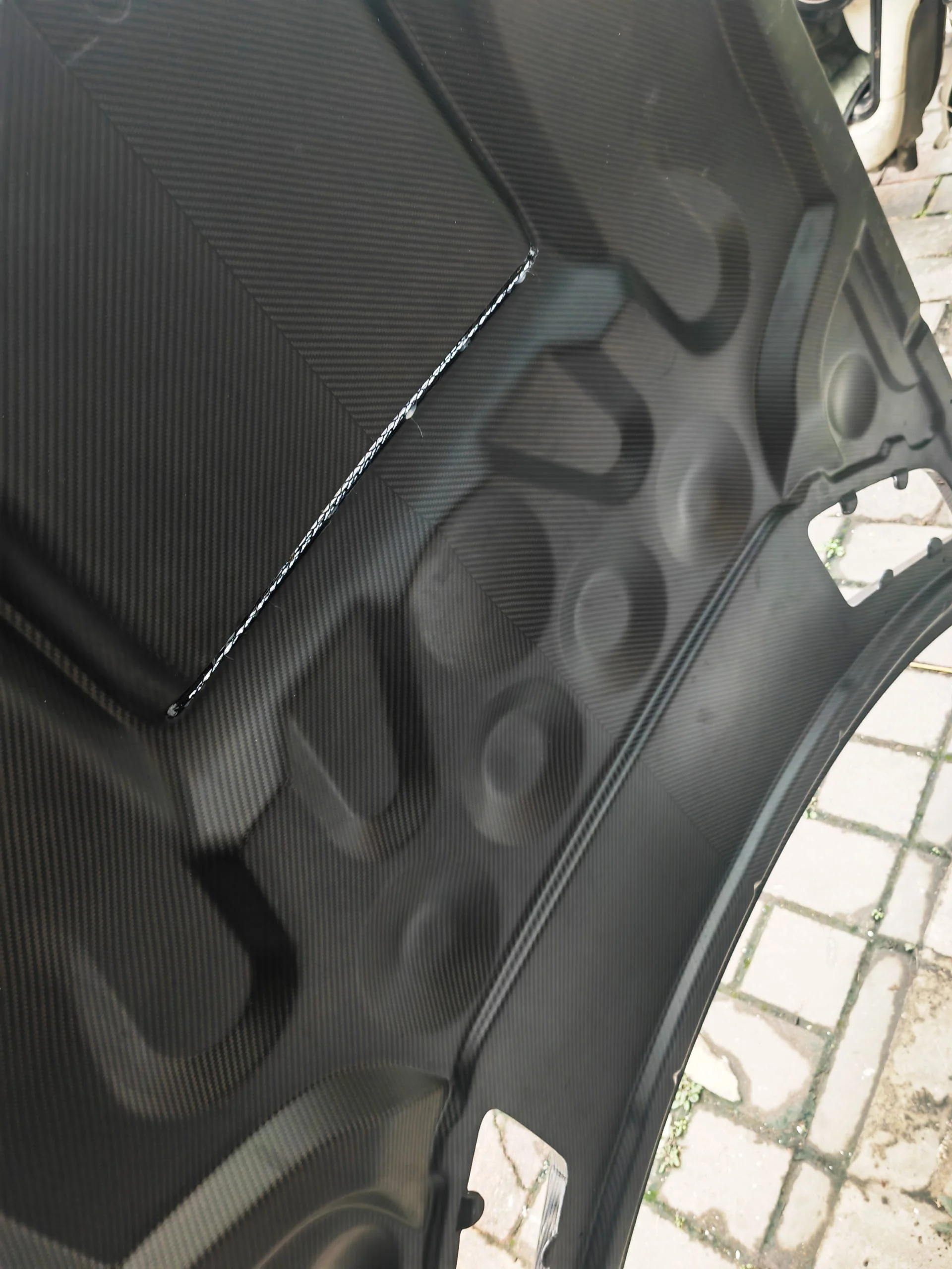 Kid Louis Mercedes Benz C190 AMG GT GTS GTC GTR Dry-Carbon Fiber Hood / Bonnet Black Series Style 2015 - 2021 - Image 10