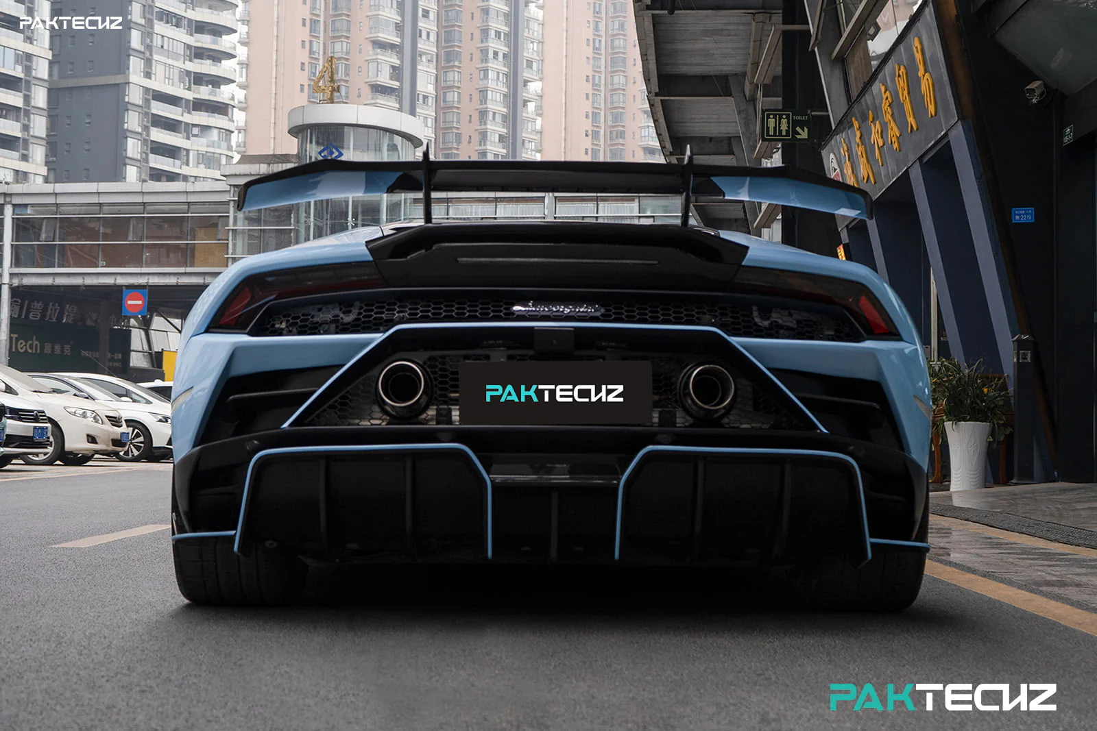 Lamborghini Huracan EVO Huracan EVO Paktechz Full Dry Carbon Aerodynamics kit - Image 19