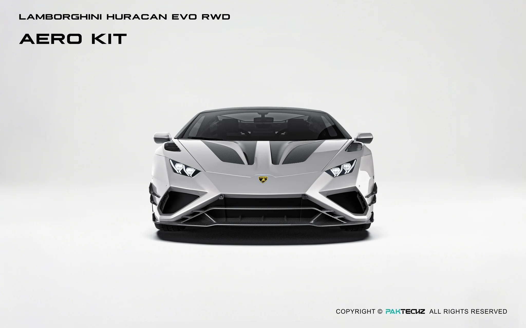 Lamborghini Huracan EVO Huracan EVO Paktechz Full Dry Carbon Aerodynamics kit - Image 3
