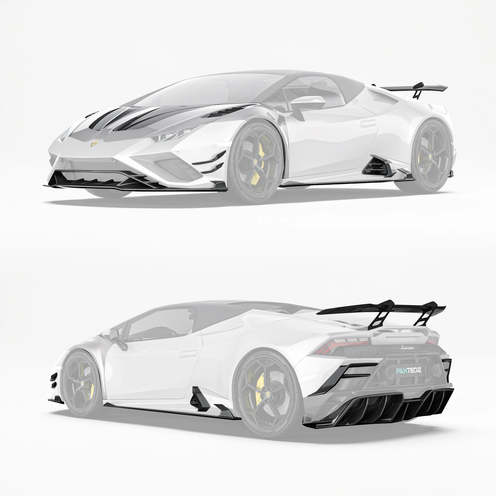 Lamborghini Huracan EVO Huracan EVO Paktechz Full Dry Carbon Aerodynamics kit - Image 31