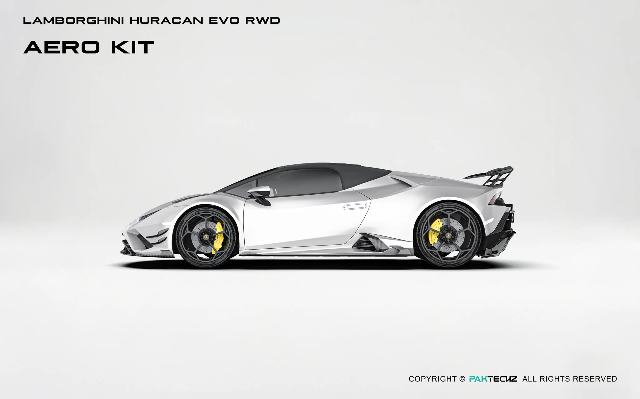 Lamborghini Huracan EVO Huracan EVO Paktechz Full Dry Carbon Aerodynamics kit - Image 4