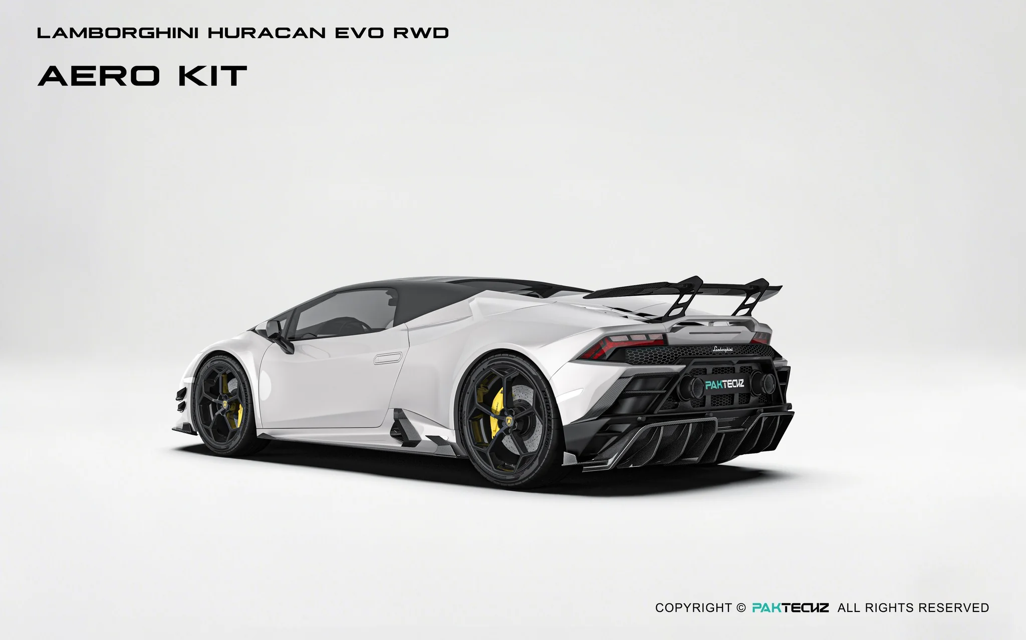 Lamborghini Huracan EVO Huracan EVO Paktechz Full Dry Carbon Aerodynamics kit - Image 6