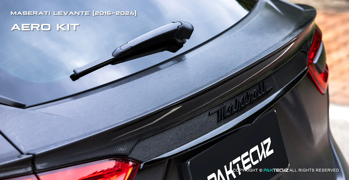 Maserati Levante Paktechz Full Dry Carbon Aerodynamics kit - Image 16