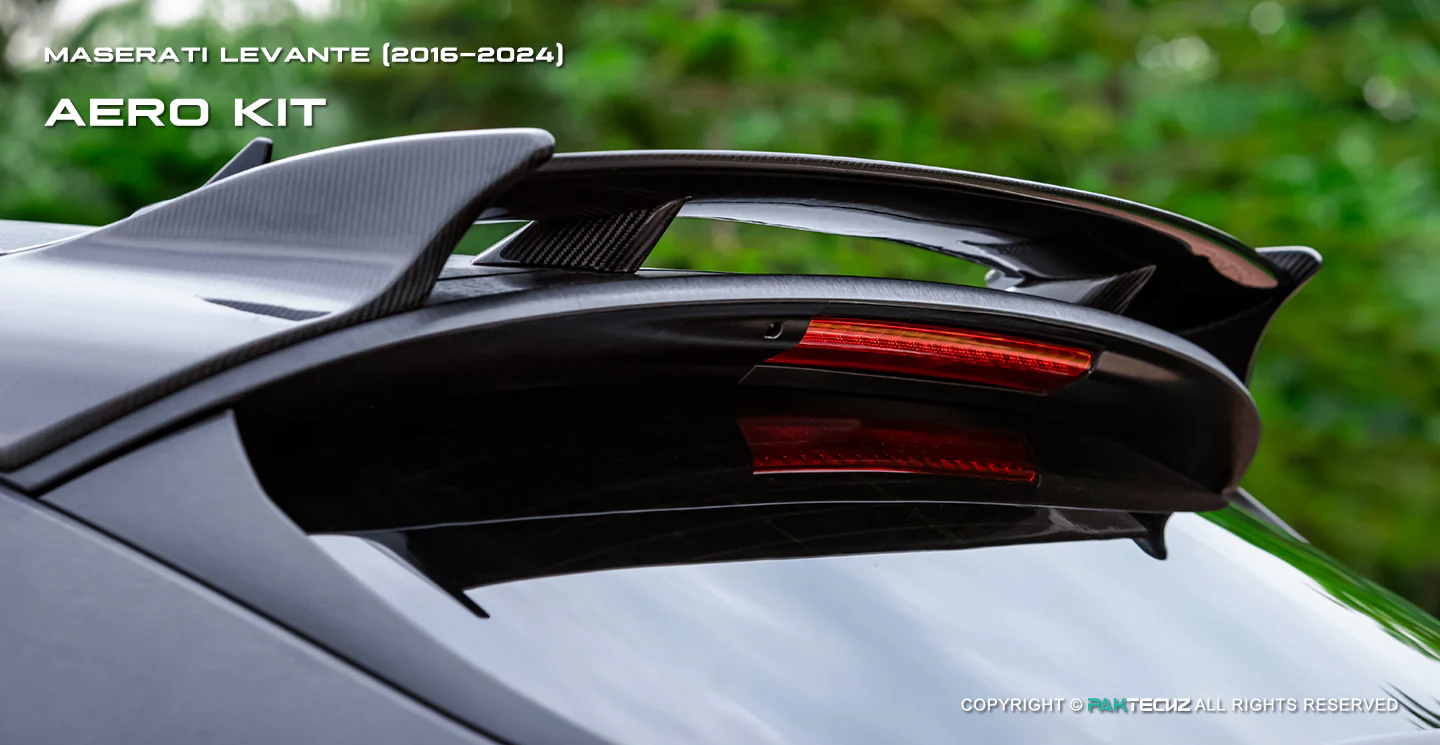 Maserati Levante Paktechz Full Dry Carbon Aerodynamics kit - Image 17