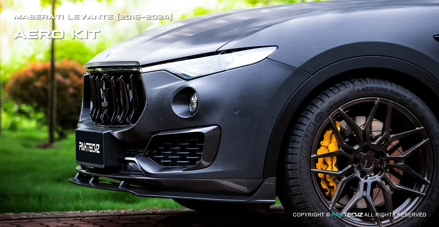 Maserati Levante Paktechz Full Dry Carbon Aerodynamics kit - Image 18