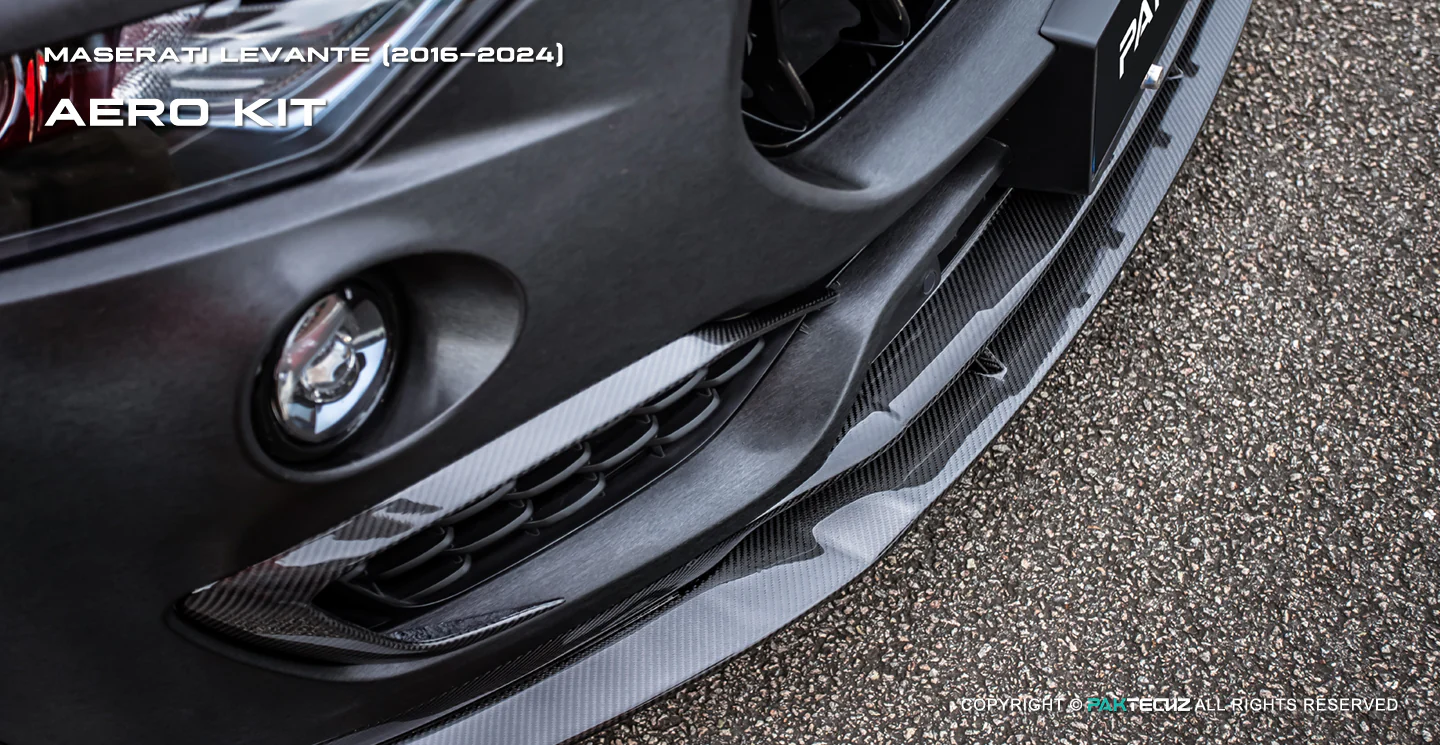 Maserati Levante Paktechz Full Dry Carbon Aerodynamics kit - Image 19