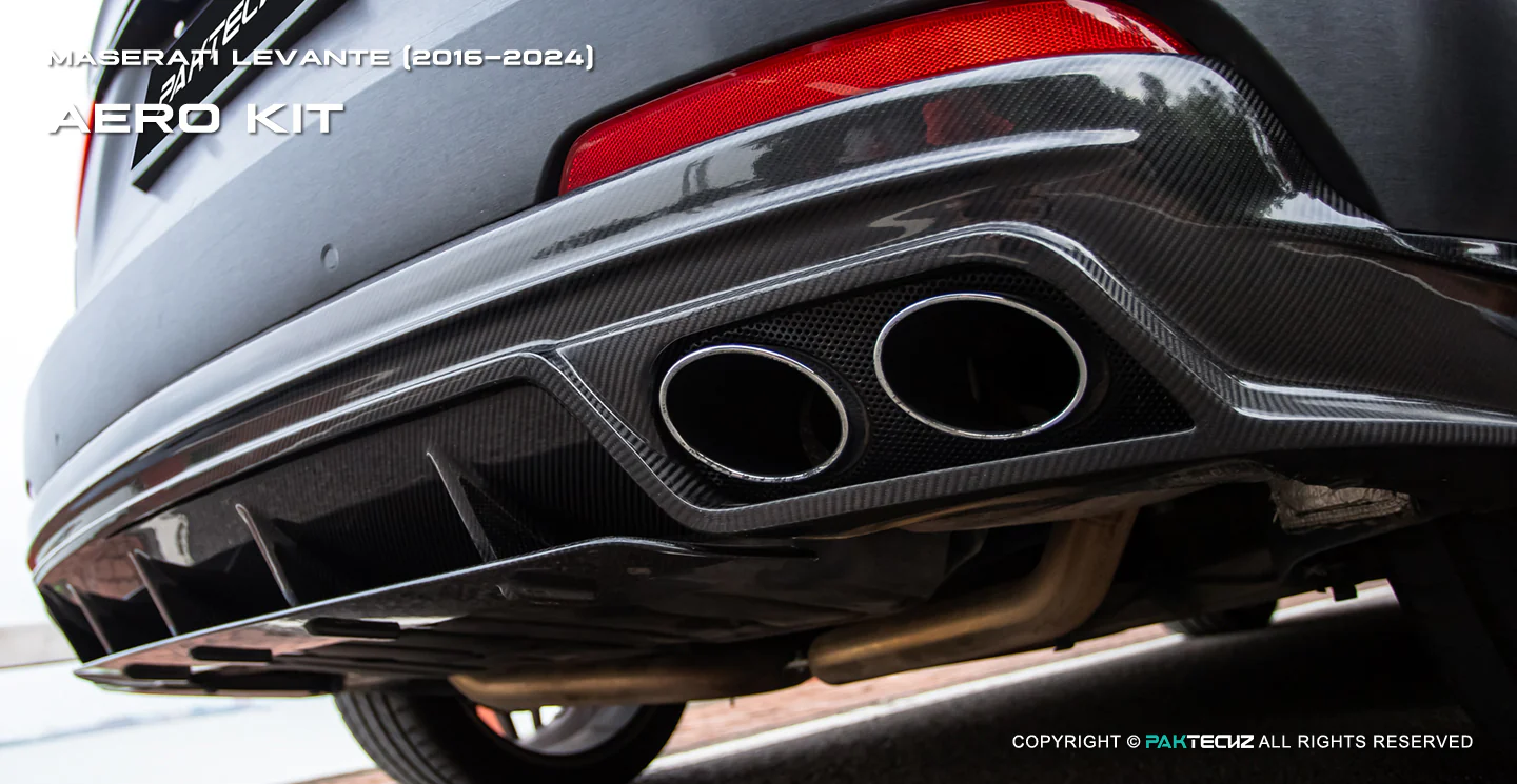 Maserati Levante Paktechz Full Dry Carbon Aerodynamics kit - Image 21