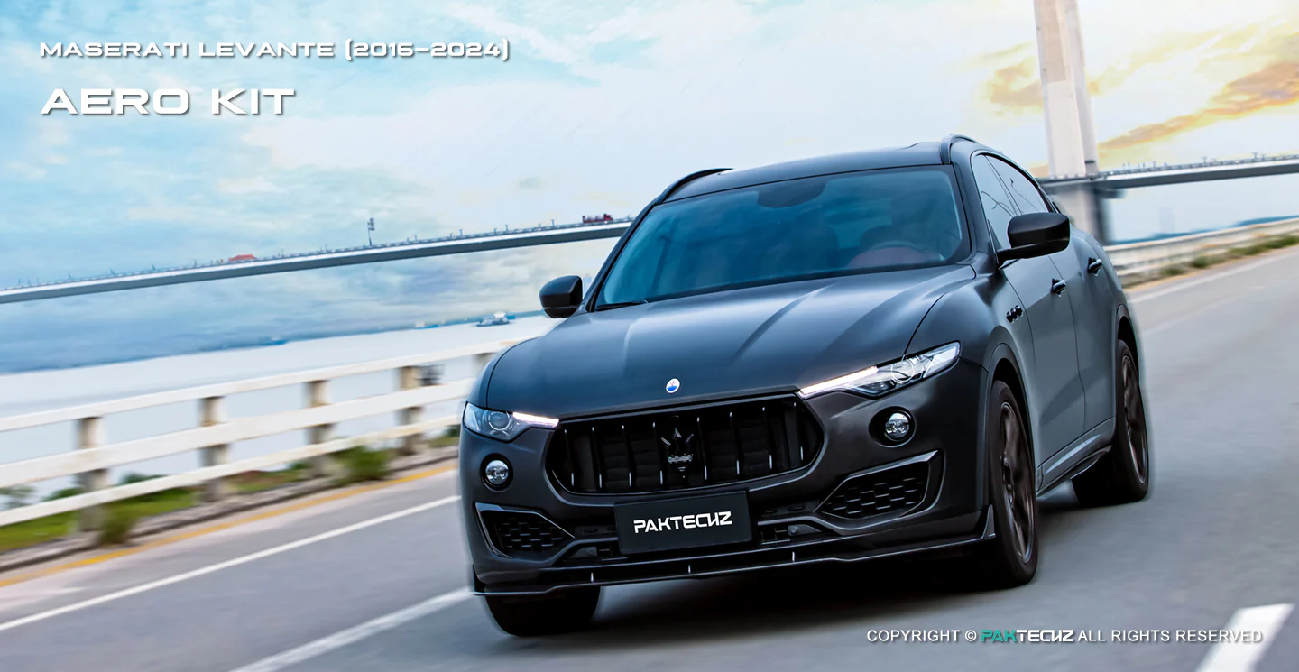 Maserati Levante Paktechz Full Dry Carbon Aerodynamics kit - Image 22