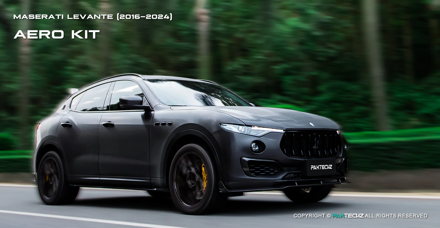 Maserati Levante Paktechz Full Dry Carbon Aerodynamics kit - Image 24