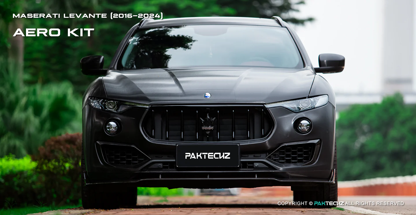 Maserati Levante Paktechz Full Dry Carbon Aerodynamics kit - Image 25