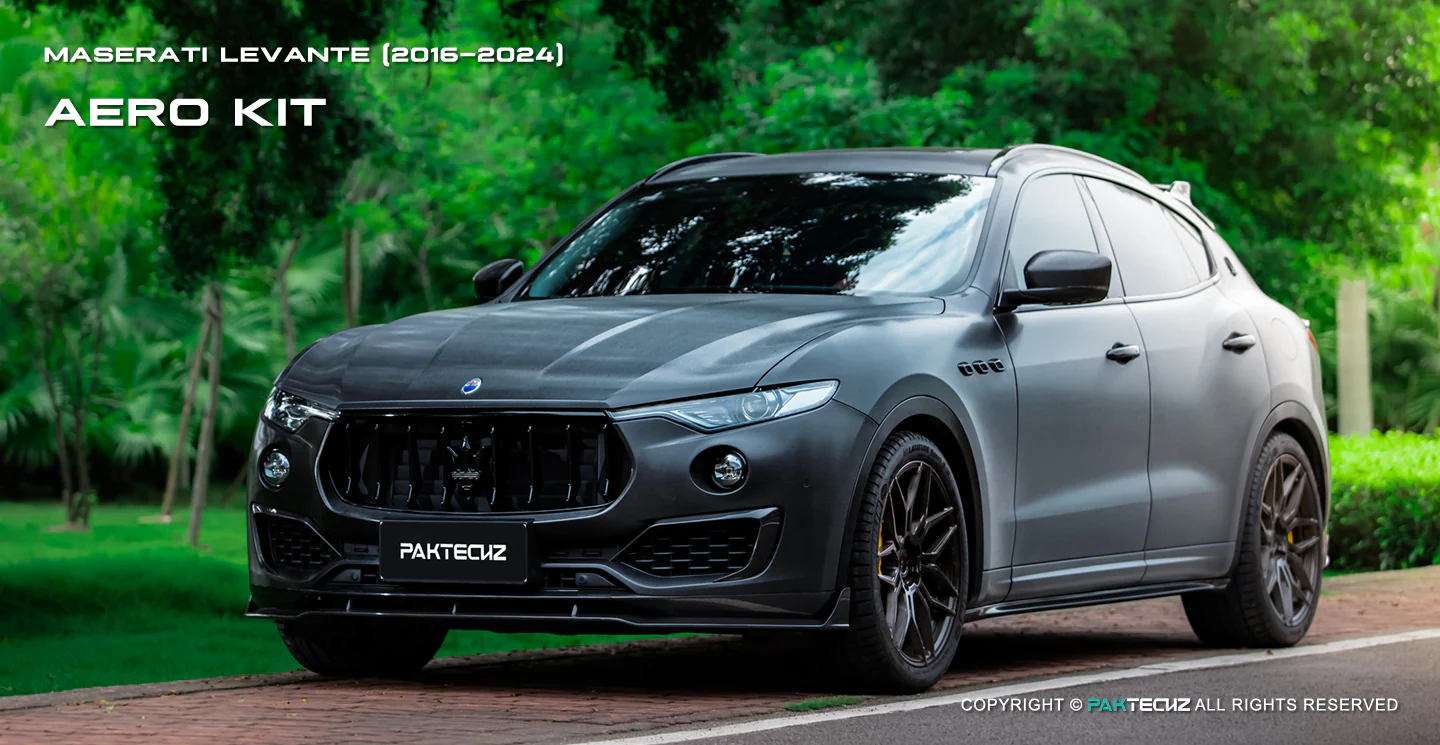 Maserati Levante Paktechz Full Dry Carbon Aerodynamics kit - Image 26