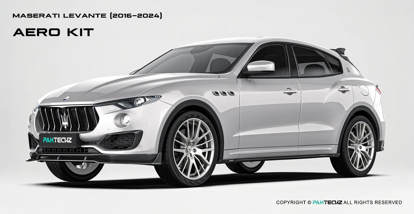 Maserati Levante Paktechz Full Dry Carbon Aerodynamics kit - Image 4