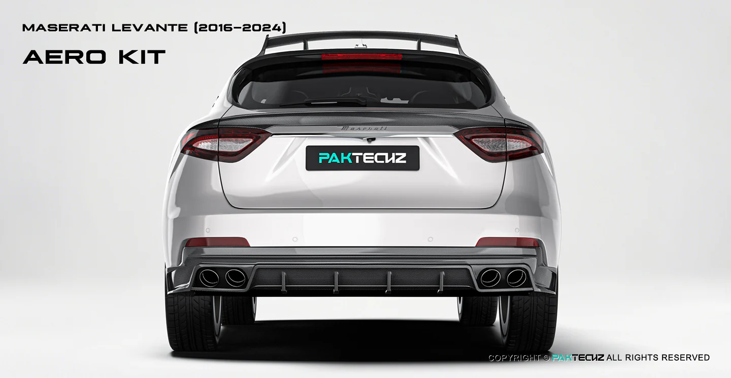 Maserati Levante Paktechz Full Dry Carbon Aerodynamics kit - Image 6
