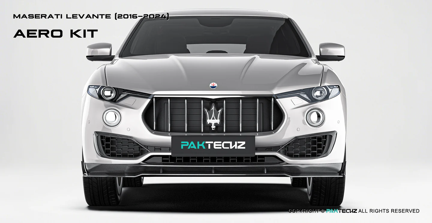 Maserati Levante Paktechz Full Dry Carbon Aerodynamics kit - Image 7