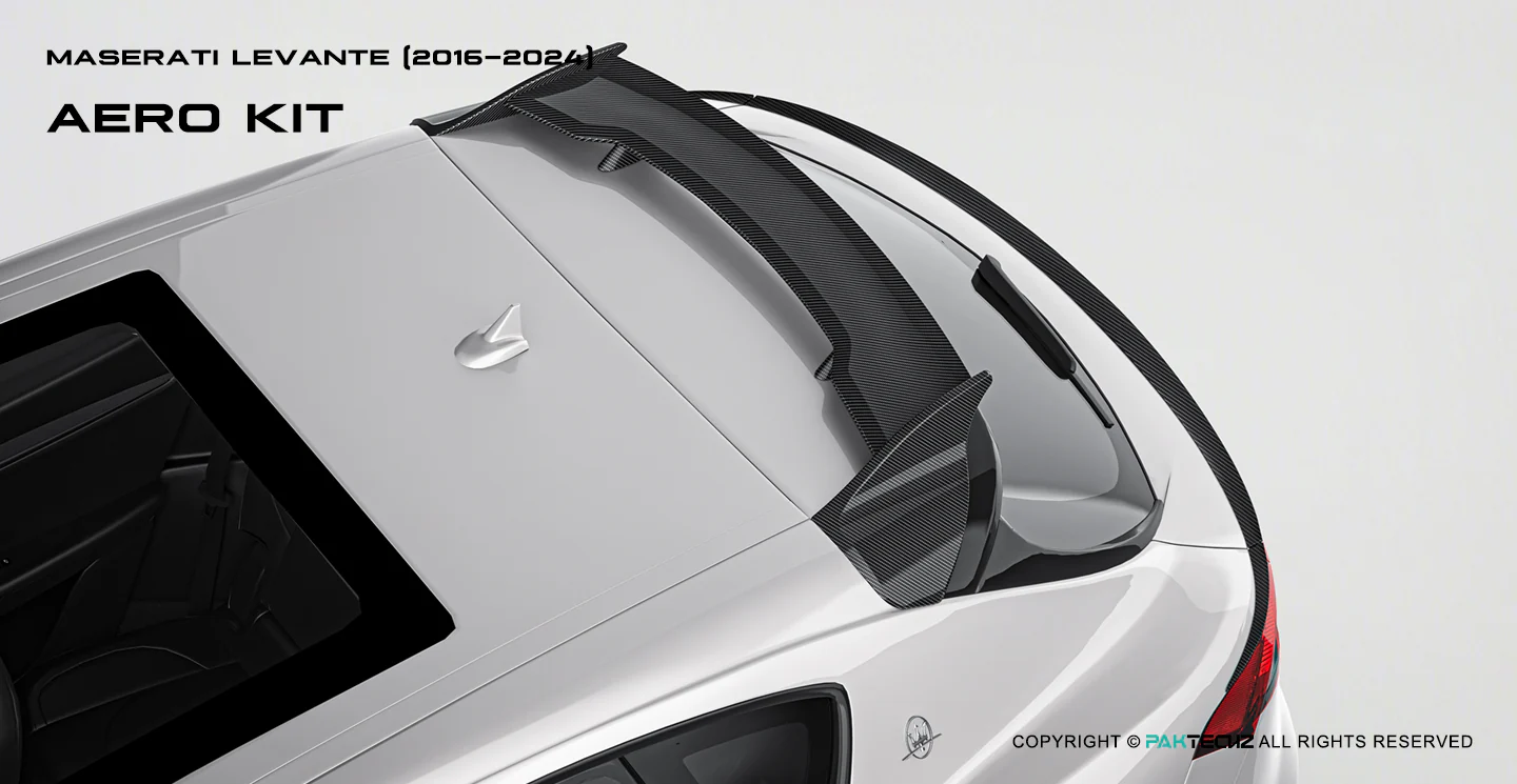Maserati Levante Paktechz Full Dry Carbon Aerodynamics kit - Image 8