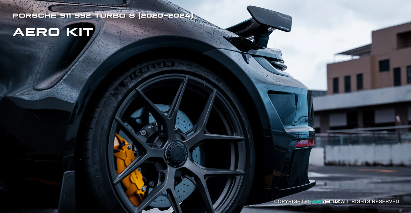 Porsche 911 992.1 Turbo S Paktechz Full Dry Carbon Aerodynamics kit 2020-2024 - Image 12