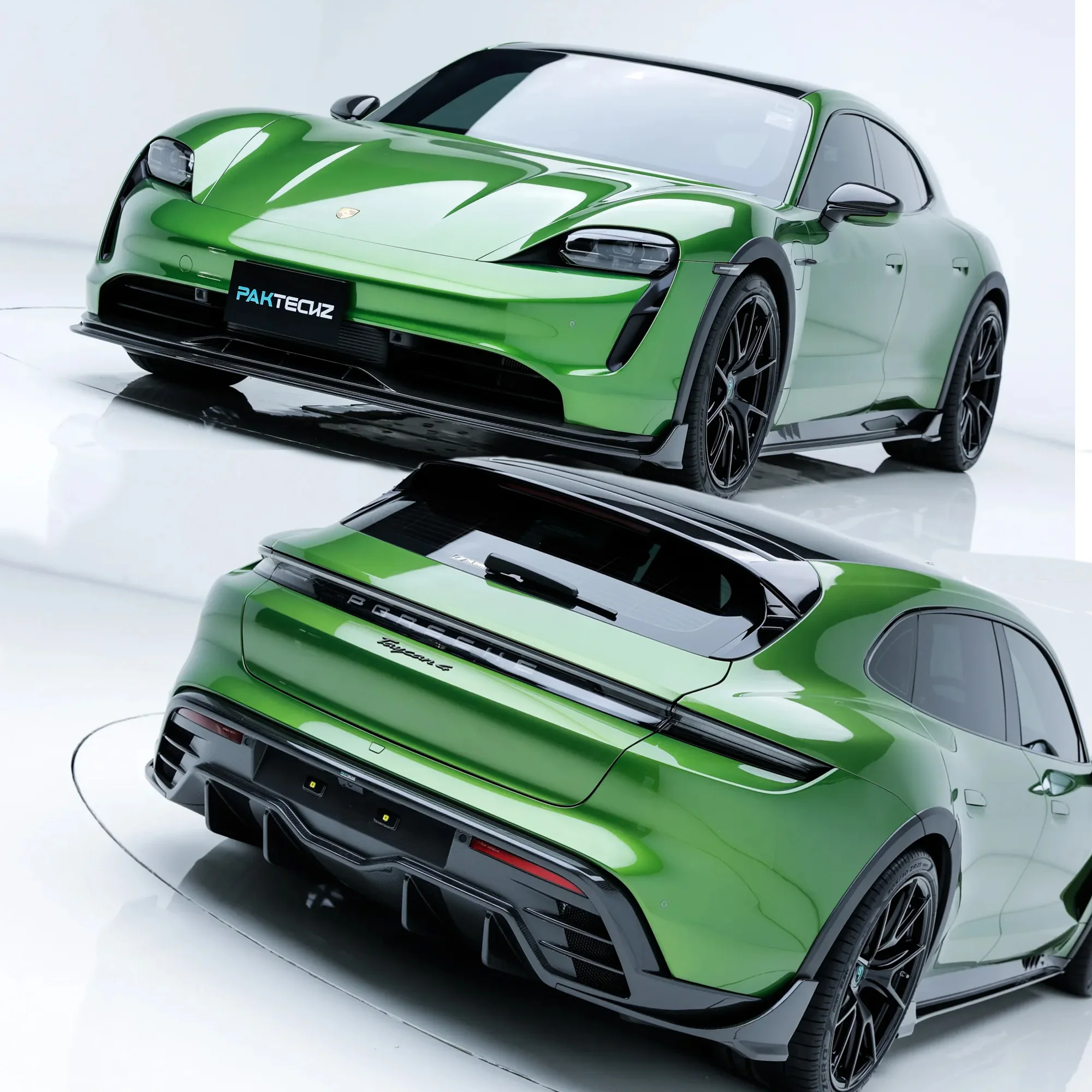 Porsche Taycan / Turismo Paktechz Full Dry Carbon Aerodynamics kit - Image 2