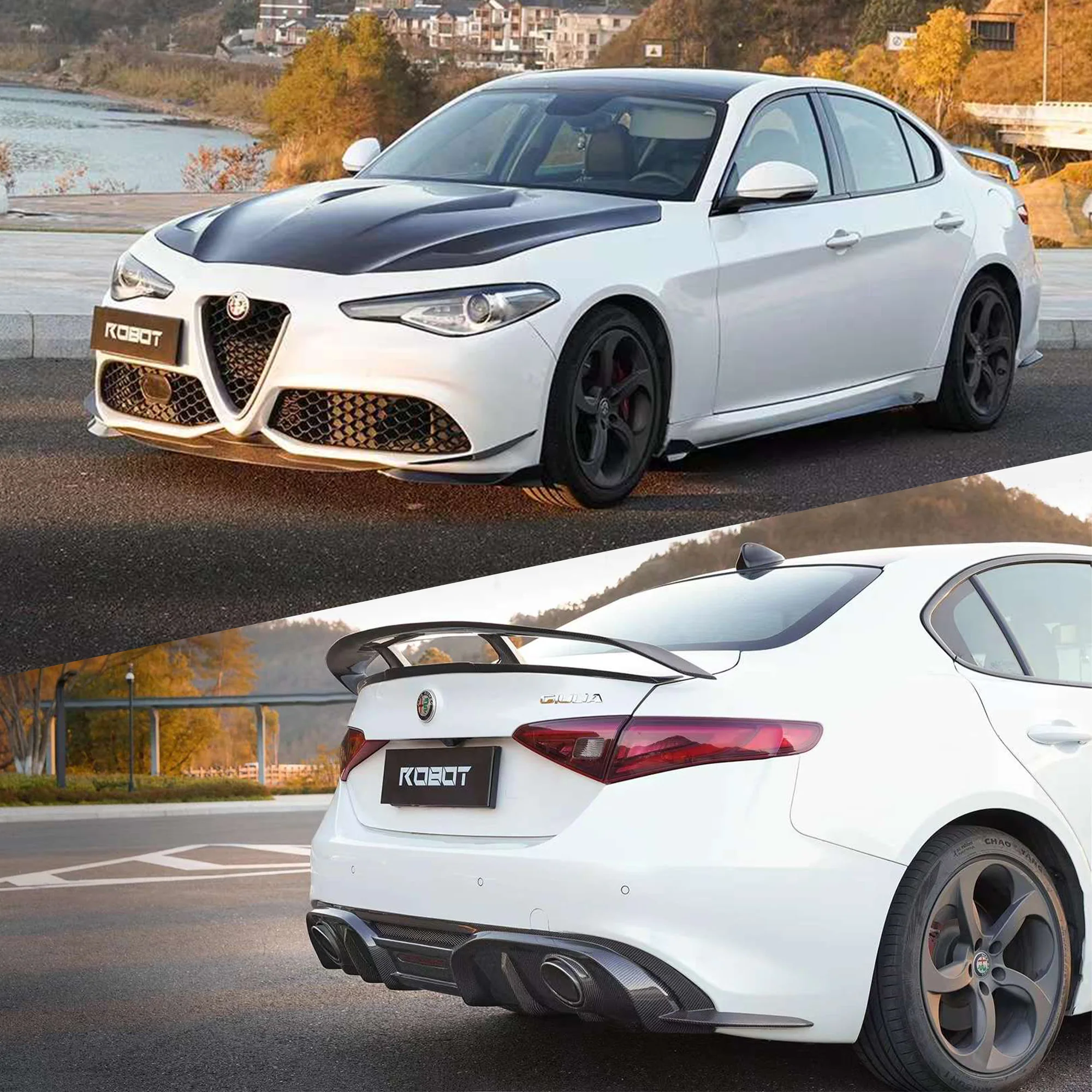 Robot Craftsman Alfa Romeo Giulia Lowline Bodykit (Hydrogai Series)  - Base FRP kit - Image 2