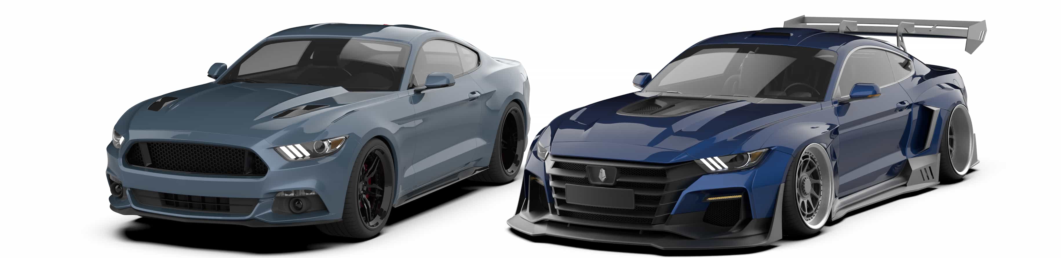 Robot Craftsman Ford Mustang Dawn Widebody Kit 2015-2023 - Image 10