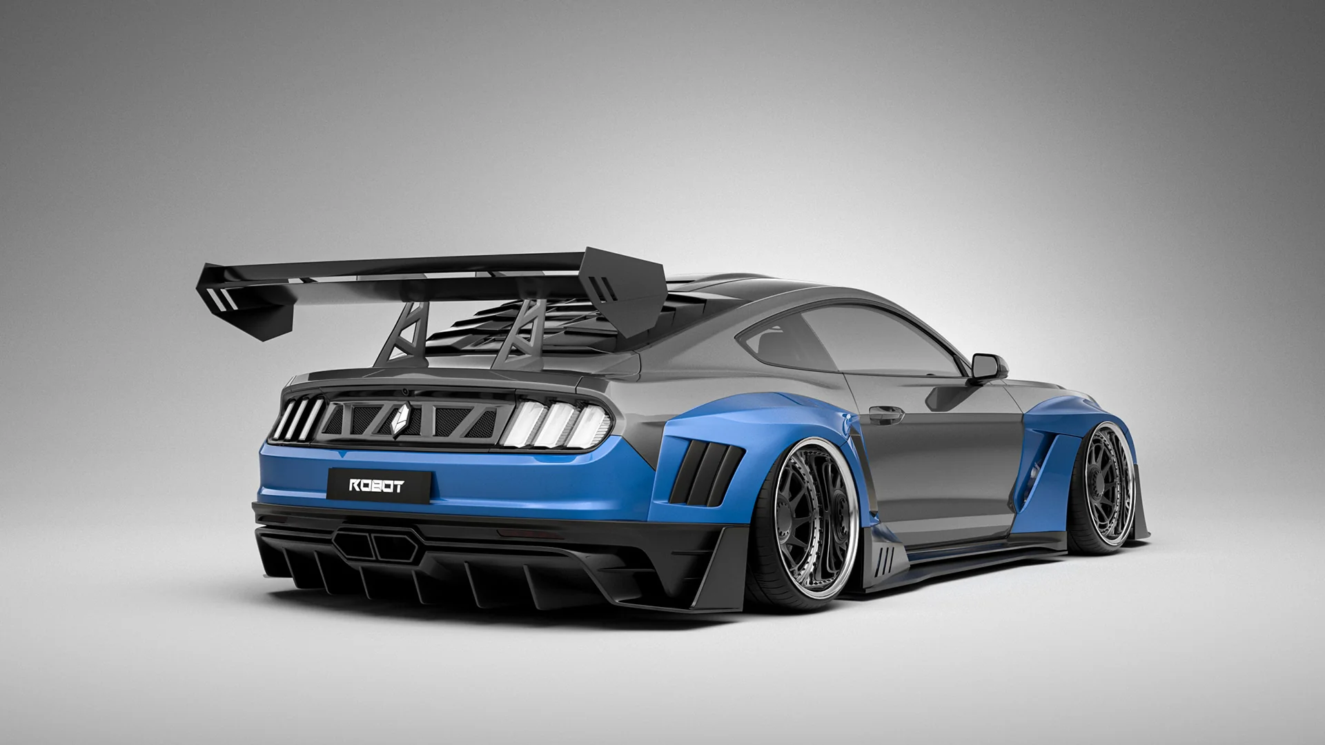 Robot Craftsman Ford Mustang Dawn Widebody Kit 2015-2023 - Image 4