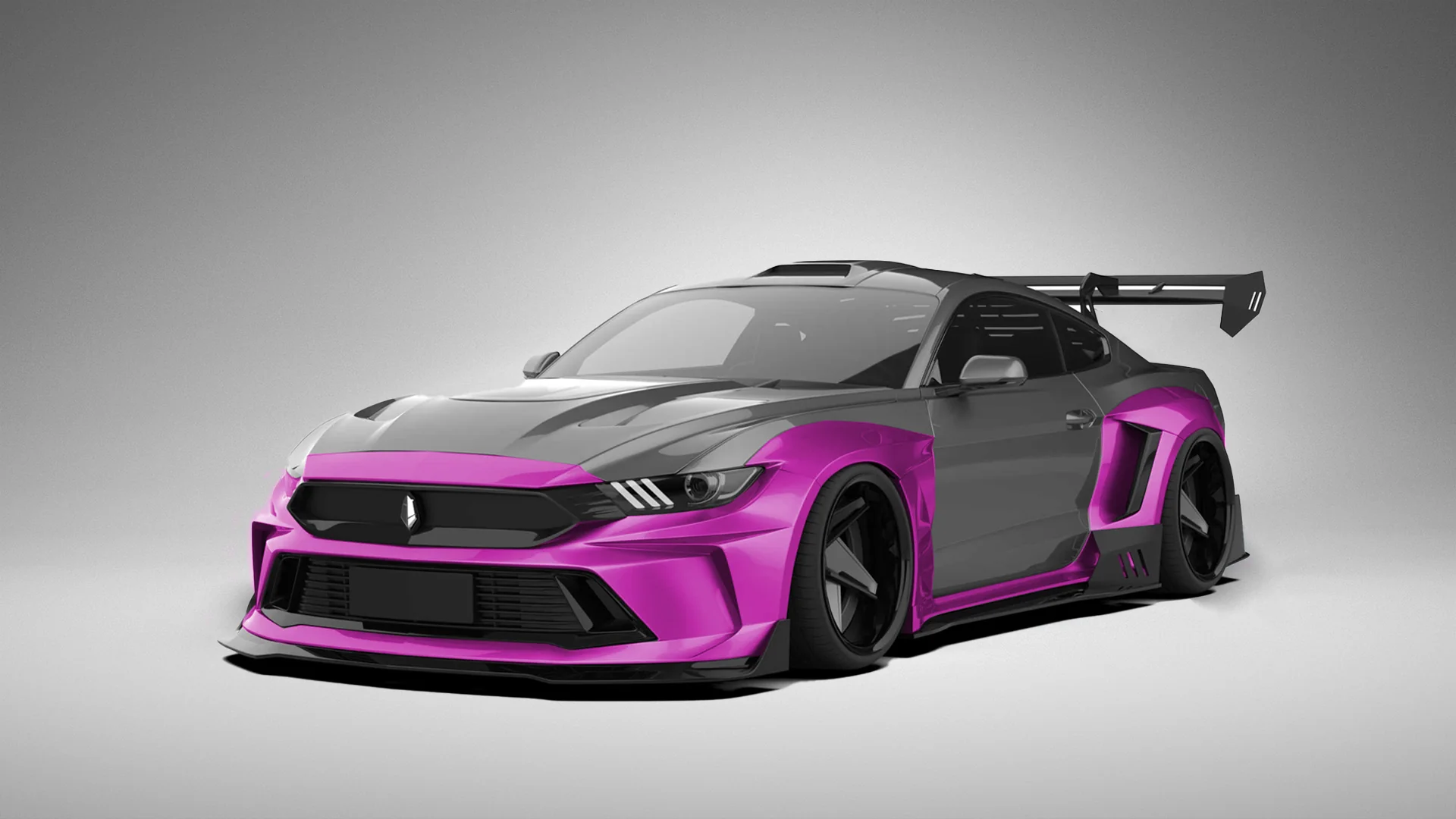 Robot Craftsman Ford Mustang Dusk Widebody Kit 2015-2023 - Image 3