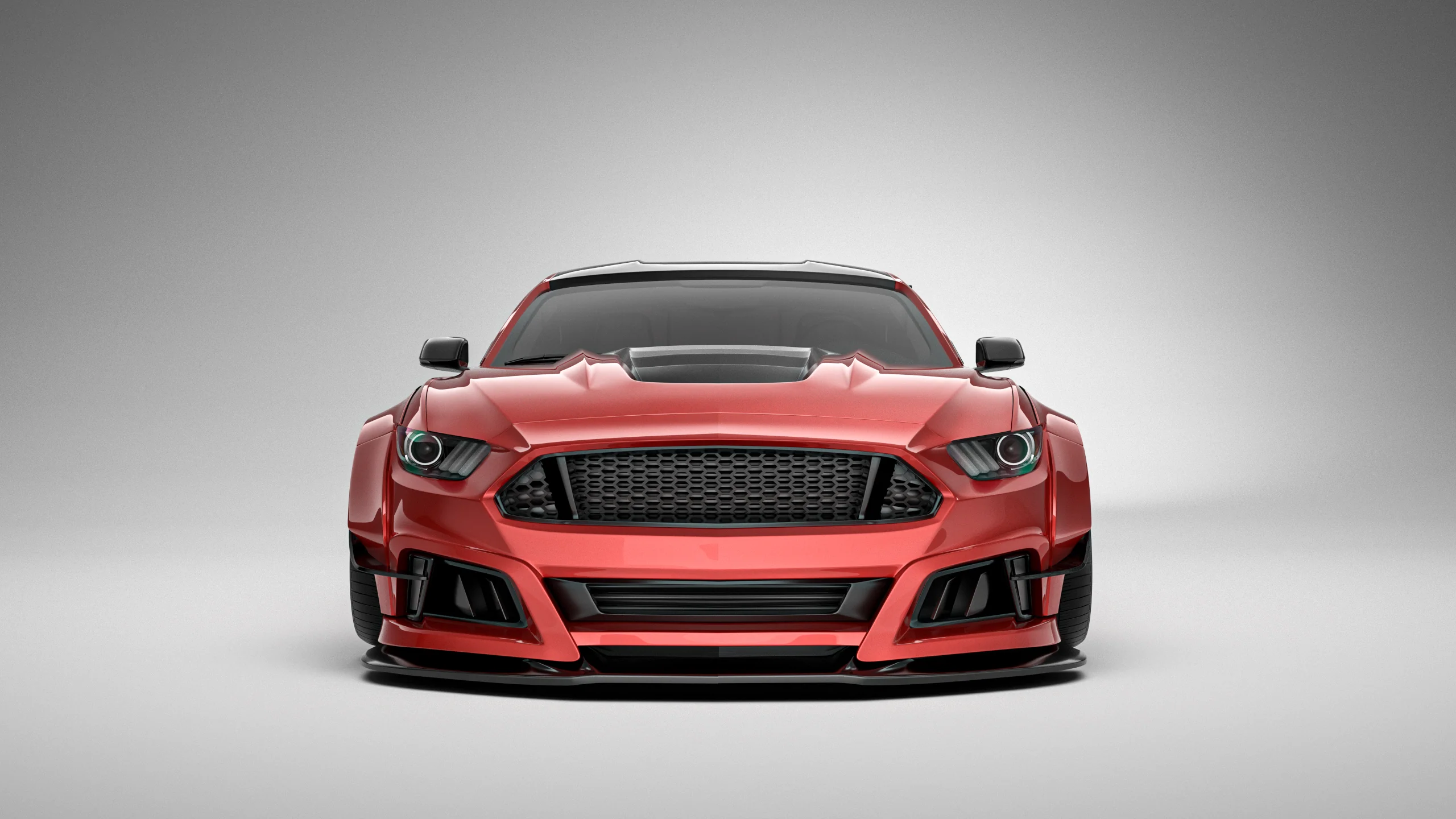 Robot Craftsman Ford Mustang V2 Fibre Glass Reinforced Plastic Complete Body Kit 2015-2023 - Image 3