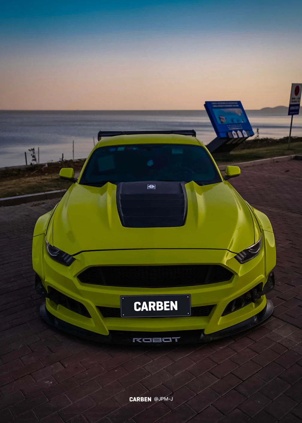 Robot Craftsman Ford Mustang V2 Fibre Glass Reinforced Plastic Complete Body Kit 2015-2023 - Image 35