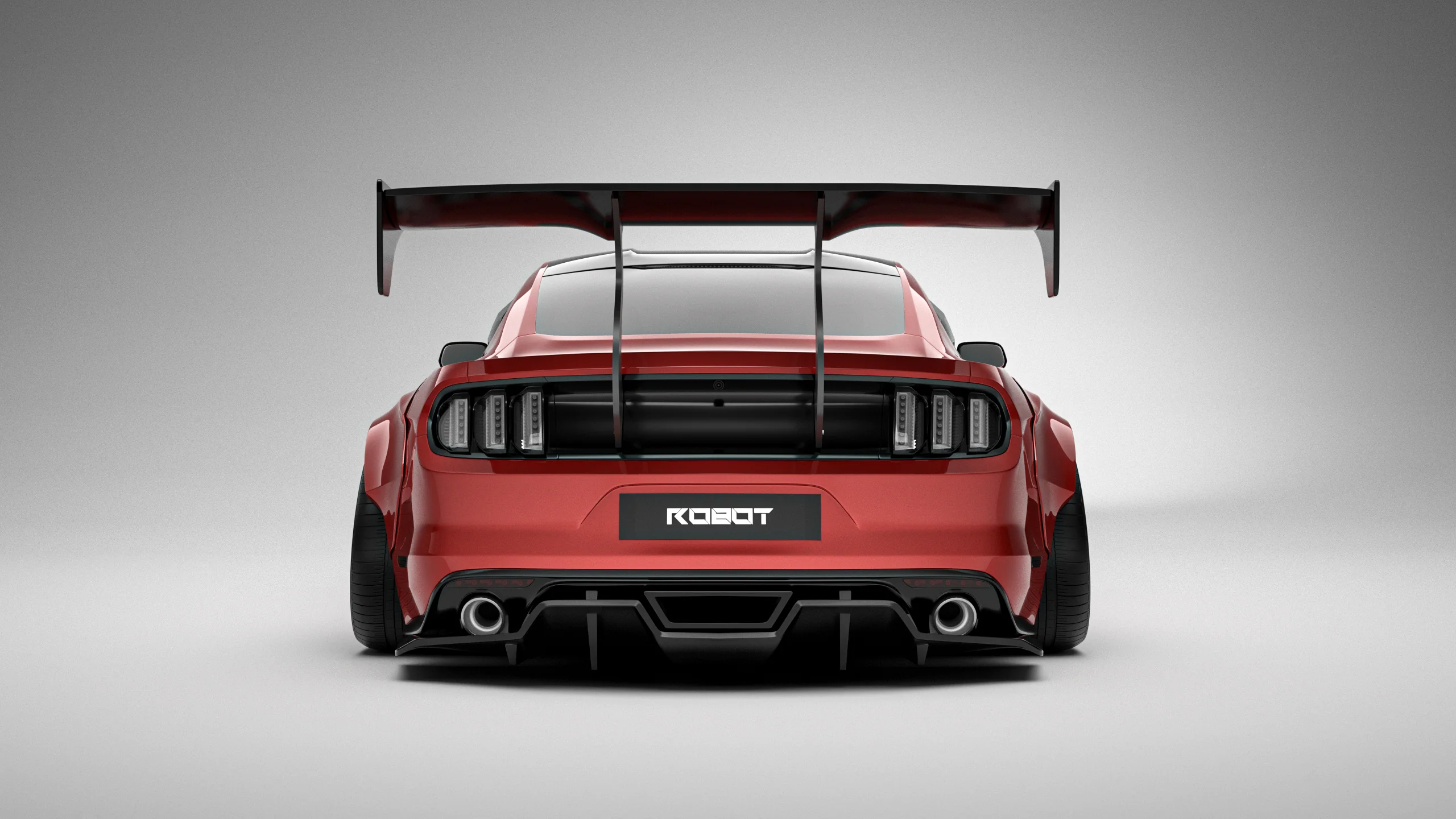 Robot Craftsman Ford Mustang V2 Fibre Glass Reinforced Plastic Complete Body Kit 2015-2023 - Image 5