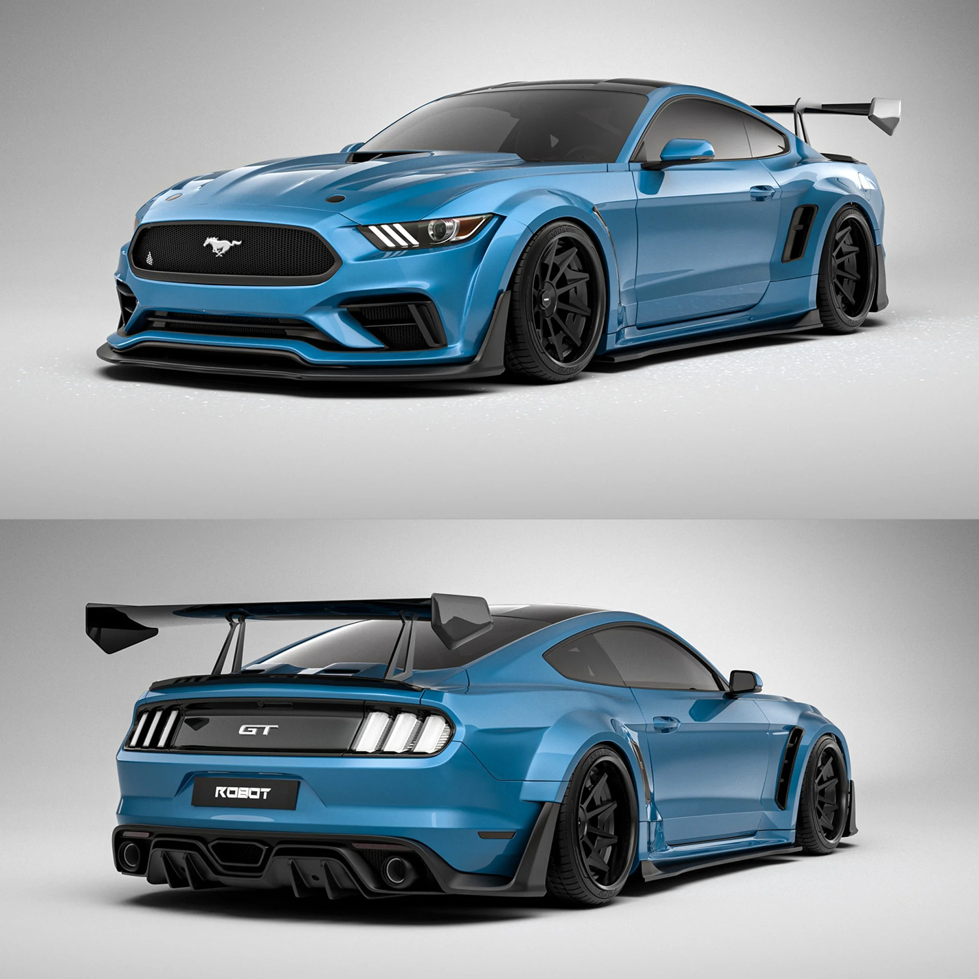 Robot Craftsman Ford Mustang V3 Widebody Kit 2015-2023 - Image 2