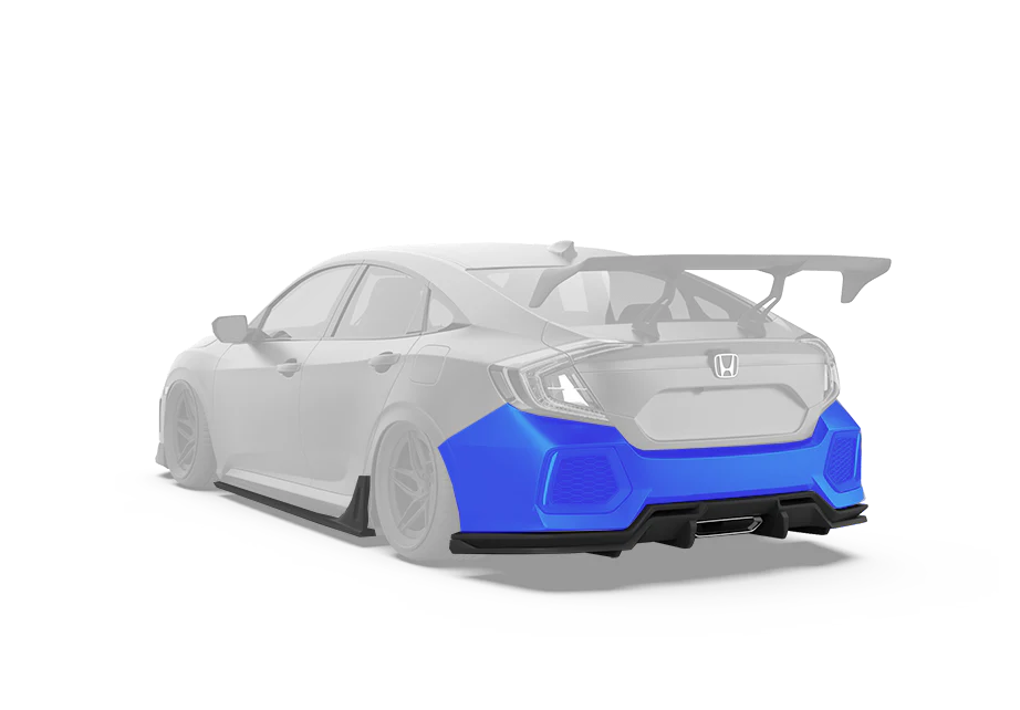 Robot Craftsman 10th Gen Honda Civic Body Kit Narrowbody Fibre Glass Reinforced Plastic Complete Body Kit - Image 3