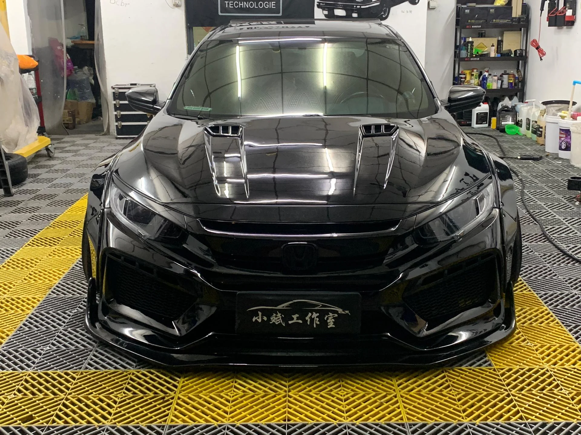 Robot 10th Gen Honda Civic SEDAN FRP Complete Widebody Kit - Image 7
