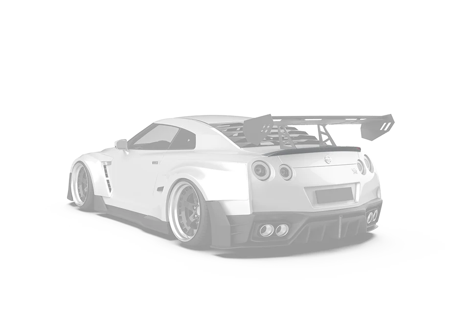 Robot Craftsman Nissan GTR Body Kit R35 Duck Tail Spoiler