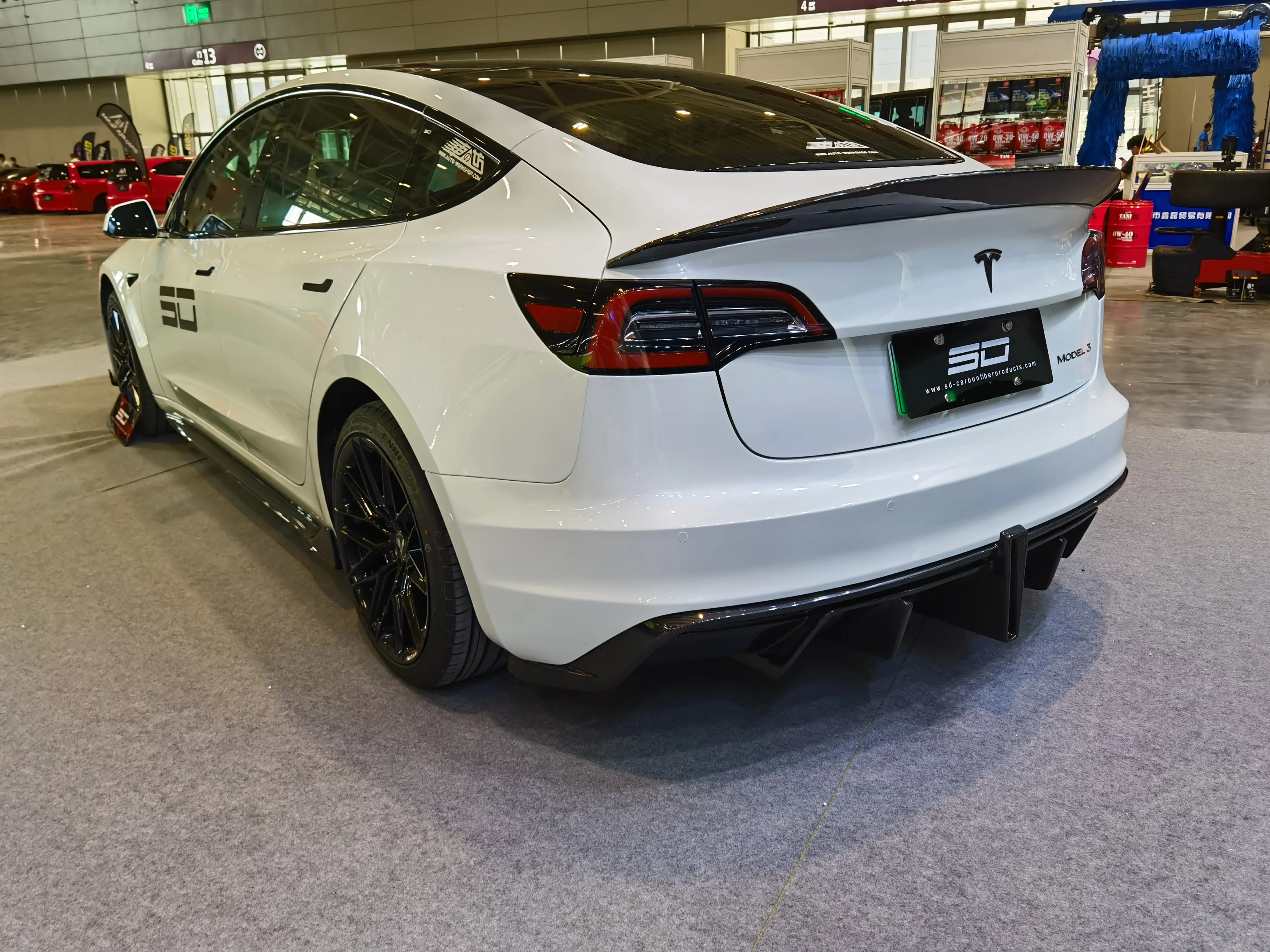 Robot Craftsman Tesla Model 3 "Crypton" Fibre Glass Reinforced Plastic Complete Body Kit (FRP) - Image 18