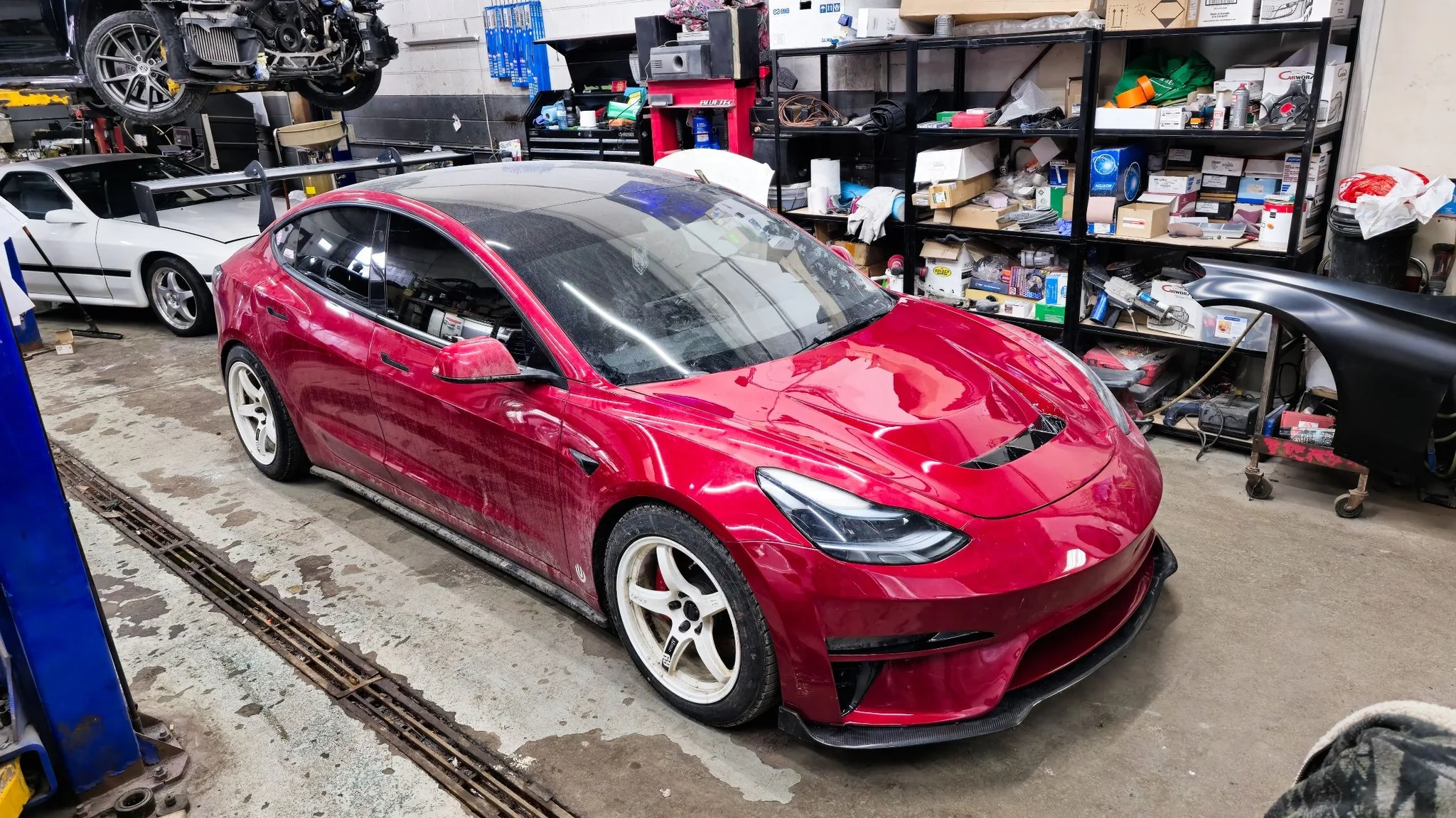 Robot Craftsman Tesla Model 3 "Crypton" Fibre Glass Reinforced Plastic Complete Body Kit (FRP) - Image 22